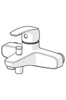 Oras Safira, Bath and shower faucet, 1040