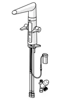 Oras Optima, Kitchen faucet with dishwasher valve, 3 V, 2725F