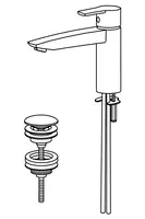 Oras Cubista, Bateria umywalkowa, 2805