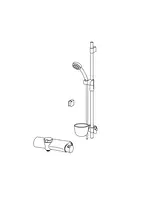 Oras Eterna, Shower faucet with shower set, 3 V, 6387