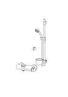 Oras Eterna, Shower faucet with shower set, 3 V, 6388U