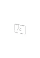 IL BAGNO ALESSI One by Oras, Toilet flushing handle, 8595