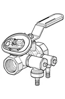 Oras, Line adjustment valve, DN15, 410015