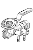 Oras, Sūkņa regulēšanas ventilis, DN20, Cu22, 411022