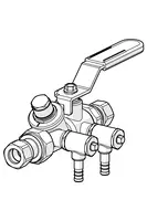 Oras, Karstā ūdens cirkulācijas ventilis            , DN15, Cu12, 412012