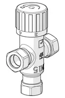 Oras, Sekoitusventtiili, DN15, Cu18, 421015