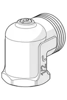 Oras Stabila, Shut-off connector, DN15, L=26, H=24, 435115