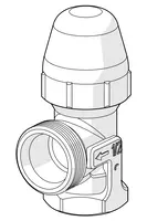 Oras Stabila, Radiatorventilshus, DN15, L=26, H=24, 442215