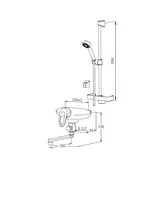 Oras Safira, Shower faucet with shower set, 1066J-01