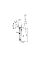 Oras Cubista, Washbasin faucet, 12 V, 2826F