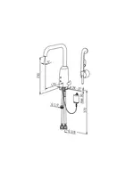 Oras Electra, Washbasin faucet, 6 V, 6333F