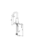 Oras Electra, Washbasin faucet, 12 V, 6334F