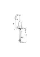 Oras Electra, Washbasin faucet, 230/12 V, 6334FT