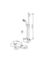 Oras Eterna, Shower faucet with shower set, 3 V, 6388