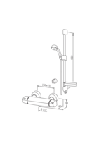 Oras Optima, Shower faucet with shower set, 7176Y