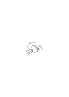 Oras, Eccentric coupling with stop valves and cover plates, 204142X