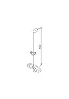 Oras, Shower rail, 253040-11