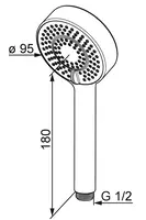 Oras Apollo, Hand shower, 254022