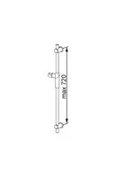 Oras Optima, Shower rail, 272010