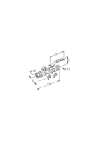 Oras, Hot water circulation valve, DN15, Cu12, 412012