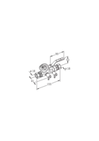 Oras, Hot water circulation valve, DN20, Cu18, 412018