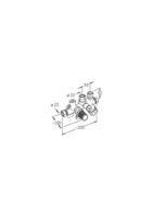 Oras, Termostatisk blandeventil, Cu22, 420122