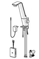 ALESSI Sense by Oras, Kjøkkenkran med avstengning, 230/12 V, 8725F