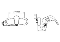 Oras Vienda, Shower faucet, 1760U