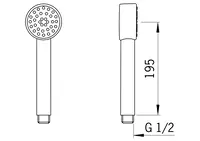 IL BAGNO ALESSI One by Oras, Hånddusj, 248080