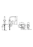 Oras Ventura, Kitchen faucet with dishwasher valve, 230/12 V, 8025