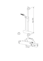 Oras Optima, Shower faucet with shower set, 7169U