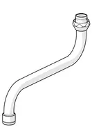 Oras, Svängbar utloppspip, L=150, 211415