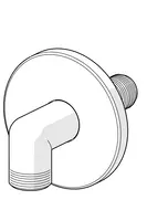 Oras, Wall coupling for shower hose, G1/2xG1/2, 261998