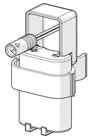 Battery holder with circuit card