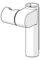 Oras Hydra, Slide for shower rail, 600378V