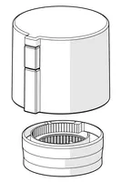 Temperature control handle