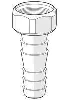 Oras, Slange kobling, G1/2, D12-D10, 223010