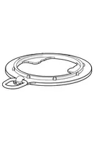 Oras, Washer with chain holder, 159264V