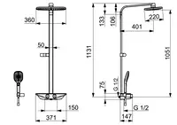 Oras Esteta, Shower system, 7590-11