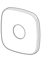 Cover plate, 154x154 mm