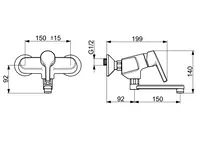 Oras Saga Style, Washbasin faucet, 3915HY