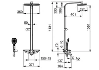 Oras Esteta, Shower system, 7591U-11