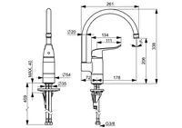 Oras Care, Kitchen faucet, 5738F