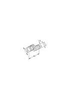 Oras, Eccentric coupling pair with stop valves, G1/2-G3/4, ecc. D16, 281207/2