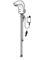 Oras Electra, Bateria umywalkowa, niskociśnieniowa, 6 V, Bluetooth, 6152FZ