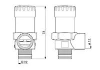 Oras, Safety valve, DN15, 10bar, 430150