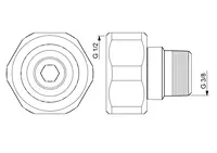 Oras Stabila, Connector, DN15/10S, 435650