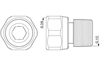 Oras Stabila, Connector, EURO DN10/15, 435750