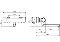 Oras Clinica, Washbasin faucet, 5662