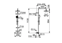 Oras Nova, Shower system, 40cc, 7419